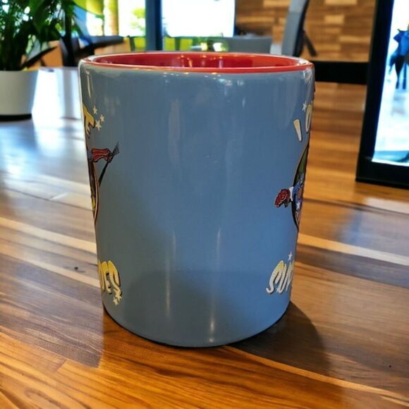 Marvel I Only Date Superheroes Mug Blue - Picture 4 of 6